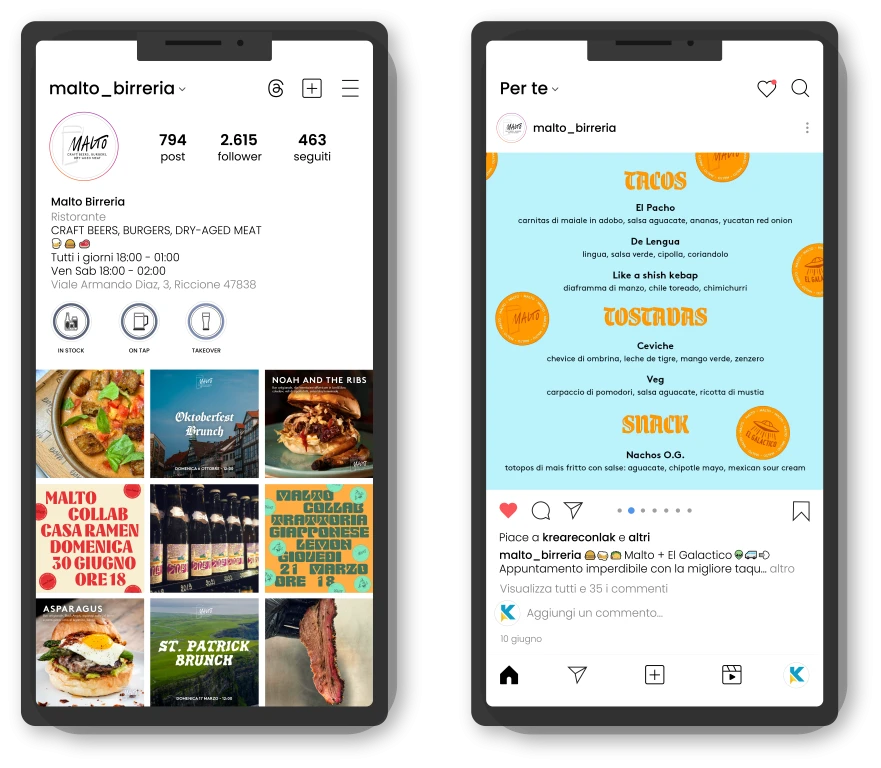 Mockup obiettivo